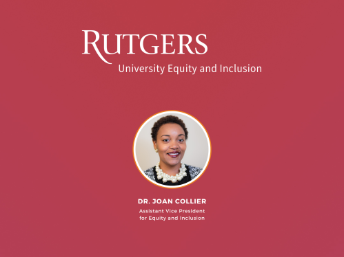 University Equity and Inclusion - Dr. Joan Collier