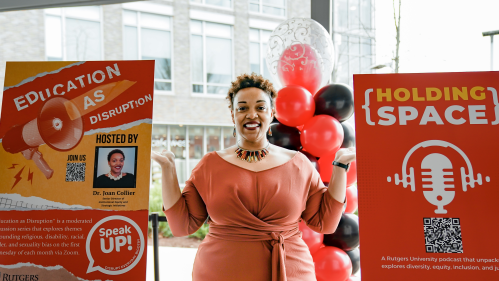 Dr. Joan Collier at Faculty & Staff of Color Reception