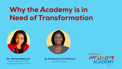 Why the academy is in need of transformation