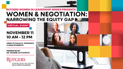 Women & Negotiation: Narrowing the Equity Gap