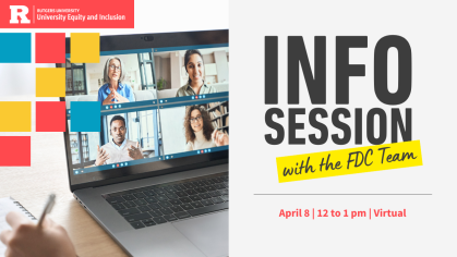 Info Session with the FDC Team on April 8 at noon virtually