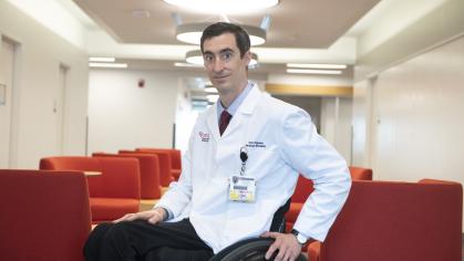 Tom Pisano is one of 162 soon-to-be physicians in RWJMS’s Class of 2021 who discovered the name of the residency program where they will spend the next three to seven years training in the medical specialty of their choice.