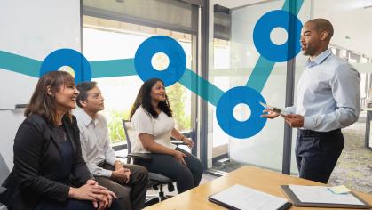 Colleagues in meeting