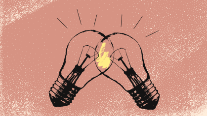 two lightbulbs