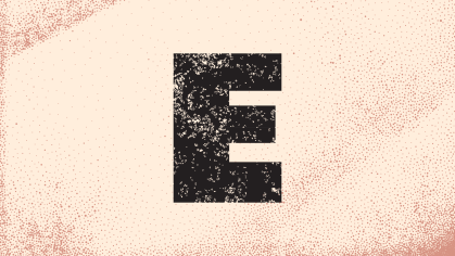Letter E