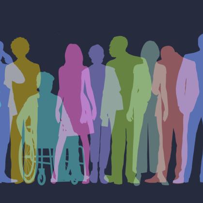 colorful illustration of senior citizens