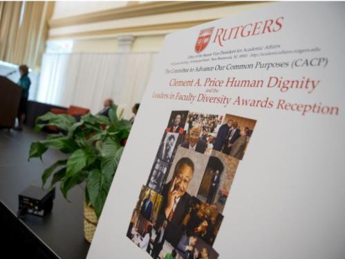  Clement A. Price Human Dignity Awards and the Leaders in Faculty Diversity Awards reception