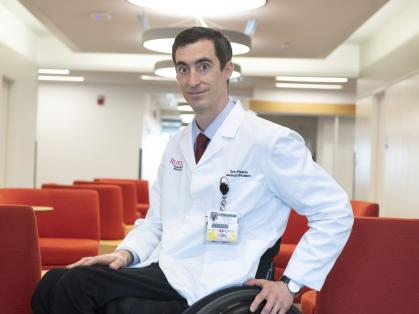 Tom Pisano is one of 162 soon-to-be physicians in RWJMS’s Class of 2021 who discovered the name of the residency program where they will spend the next three to seven years training in the medical specialty of their choice.