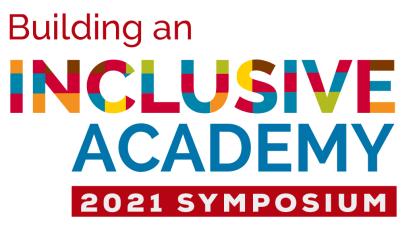 Building an Inclusive Academy Symposium 2021 - colorful logo
