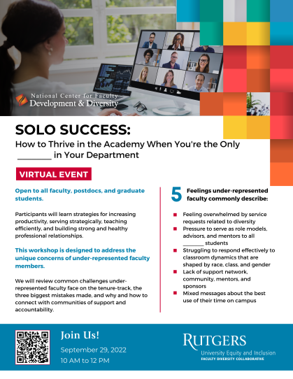 Solo Success Flyer NCFDD