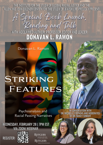 Striking Features Psychoanalysis and Racial Passing Narratives Flyer FINAL