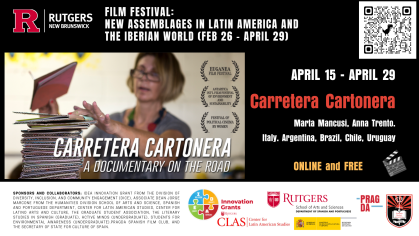 Online Film Carretera Cartonera April 15 -April 29 