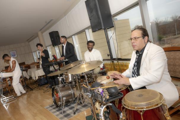 The Young Picassos perform at the Committee to Advance our Common Purposes Awards Ceremony held at the Rutgers Club on Livingston Campus, celebrating diversity, equity, and inclusion initiatives while honoring leaders and community contributions.